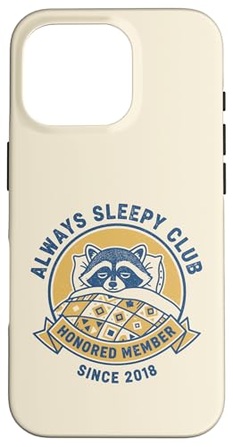 Always Sleepy Club �A���C�O�} �������D�� �ӑĂȃ��[���A �X�}�z�P�[�X iPhone 16 Pro �p