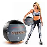 Bionic Body Balón Medicinal Blando-6 10 14 20 Libras. Pelota de Pared Pesada Slam, Talla única