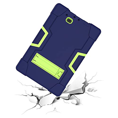 Cherrry For Atlas10 Pro/Rca 10 Viking Case,Hybrid Full-Body Shockproof Armor Defender Rugged Protective Case Cover With Stand For Rca 10 Viking Pro(Rct6A03W13)/Atlas10 Pro(Rct6B06P23H) (Navy/Green) #TOP4