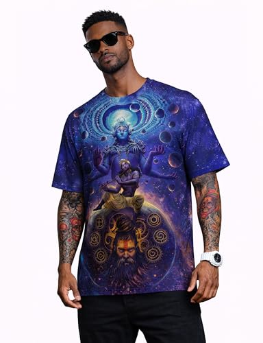 Image of Shiva, Krishna, Hanuman, Kali, Ram and Ravana, Ramayan, Bagavath Githa, Buddha Religious, Spiritual, Hindu Gods T-Shirts
