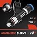 A-Premium Fuel Injectors Compatible with Ford Explorer, Explorer Sport Trac & Mercury Mountaineer 2005 V6 4.0L, Flex, Set of 6, Replace# 0280158066
