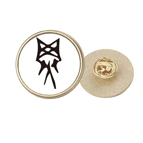 Broche chinoise Luo ronde dorée pour sublimer vos vestes et foulards au quotidien