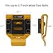 MELOTOUGH Drill Belt Clip,Drill Holder for Tool Belt,Measuring Tape Holder for Impact Driver,Tape Measure (Yellow)