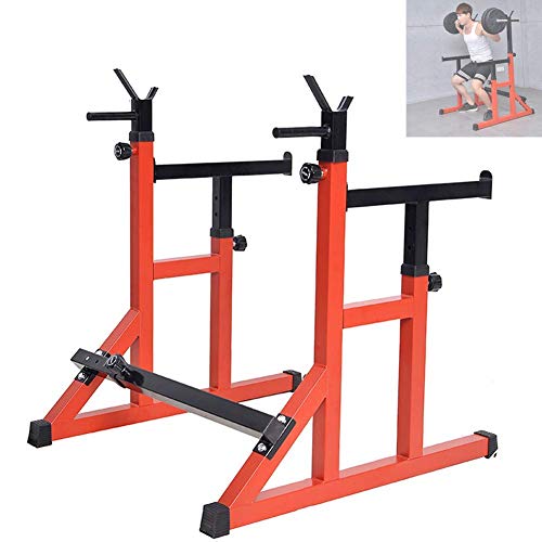 ERoomQ Multi-Function Weight Lifting Home Gym Fitness Indoor Adjustable Height Squat Rack, Sturdy Gym Fitness Rack/Stands Bench Press Rack/Barbell Rack, for Strength Training Equipment