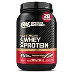 Optimum Nutrition Gold Standard 100% Whey Muscle Building and Recovery Protein Powder With Naturally Occurring Glutamine and BCAA Amino Acids, Chocolate Hazelnut Flavour, 28 Servings, 896 g