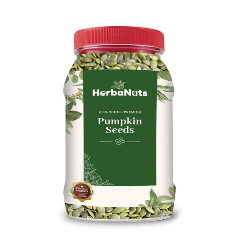 Almond Associates Herbanuts Pumpkin Seeds For Eating 1Kg, Raw Pumpkin Seeds, Pumpkin Seeds Organic, Jar Pack (B0BHBZQ796) Amazon Price History, Amazon Price Tracker