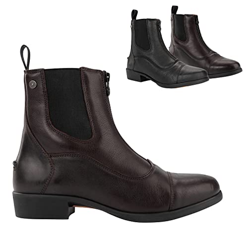 Botas de equitación Suedwind© "Advanced II FZ Soft" con cremallera frontal, calzado con piel suave, ajuste perfecto, suela OrthoLite© para máxima comodidad, botas en negro, marrón, marrón, 40 EU Cover