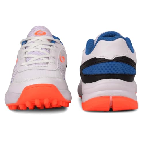 Image of SEAGA Sports Lightweight Cricket Shoes with Rubber Spikes Traction Grip