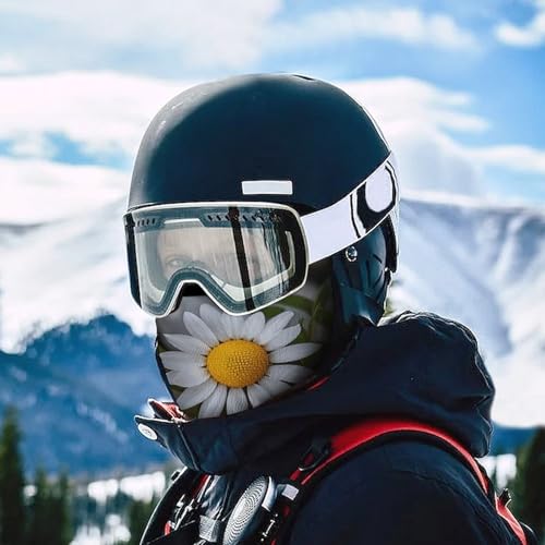 Balaclava para Esquí Máscara Facial Completa Protección Solar Capucha con Dibujos de Margaritas y Roca para Verano, Malla de Cuello Refrescante, Balaclavas para Ciclismo, Protector UV para Cabeza para Hombres y Mujeres miniatura 5