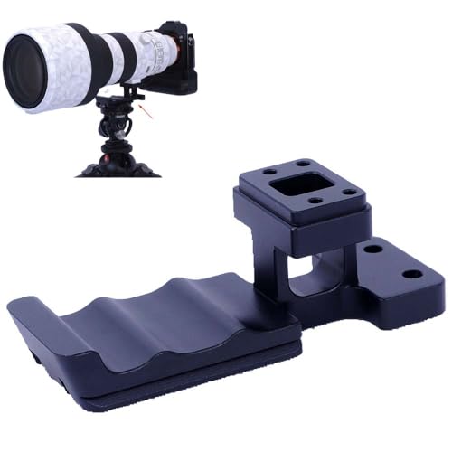 iShoot Lens Collar Stand Replacement Foot Tripod Mount Ring Base Compatible with Sony FE 400-800mm F6.3-8 G Lens, Support Bracket Holder Arca-Swiss Fit Quick Release Plate for Arca Clamp