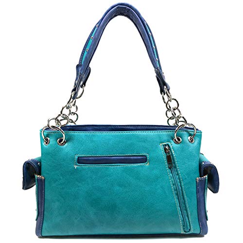 Image of Zelris Dakota Dales Pony Horse Embroidery Mane Western Country Women Conceal Carry CCW Shoulder Handbag Purse