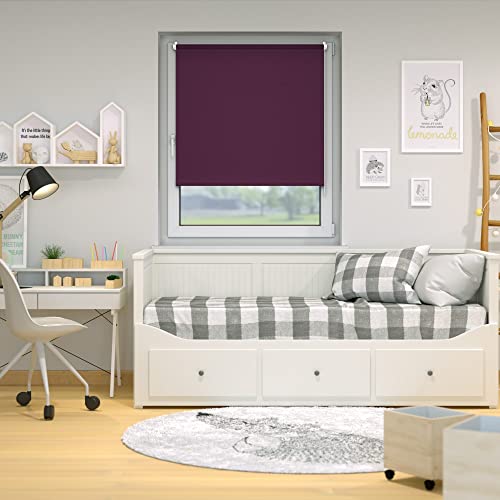 Victoria M. Tenebra Verdunkelungsrollo Klemmfix Rollo Fensterrollo, Sichtschutz, Verdunkelnd, Ohne Bohren inkl. Montagematerial… – Ansicht 9