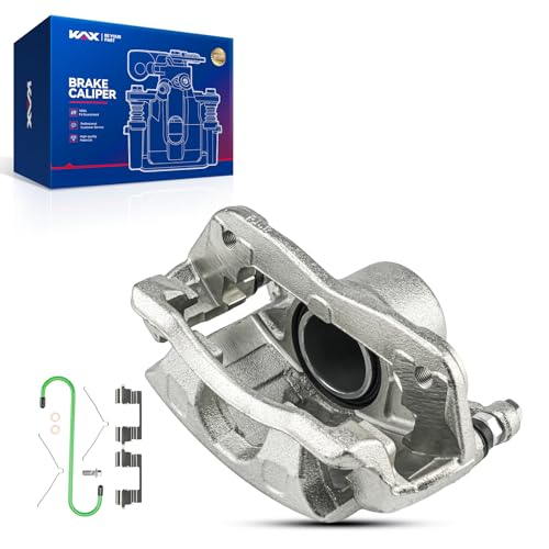 Image of KAX Disc Brake Caliper Assembly For Honda Civic 2013-2021, Accord 2003-2017, CR-Z 2016, Fit 2013-2014, ILX 2013-2015, Front Left Driver Side, 1pcs