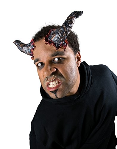 Cornes Death Metal prothèse latex maquillage démon cosplay