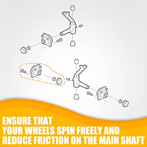 2Pcs Club Car Wheel Hubs Front Assembly W/Bearings Compatible With Club Car Ds And Precedent 2003-2022 Replace 102357701 #TOP4