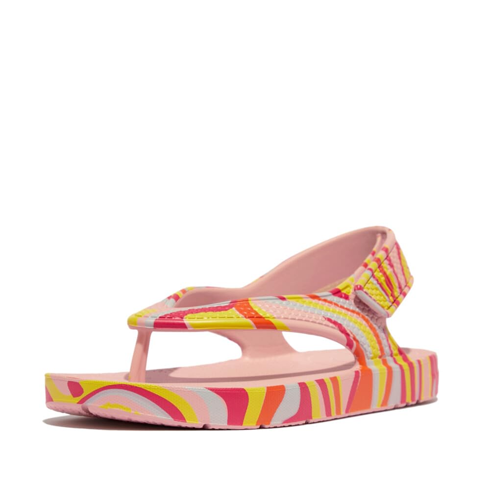 Fitflop Iqushion Kids Toddler Swirly Ergonomic Flip-Flops, Sandali Unisex-Bambini e Ragazzi