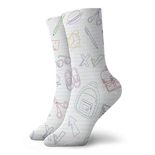 Preisvergleich Produktbild lkjhg478 Gliederung Schultaschen und Schreibwaren zufällige Unisex bequeme lässige Socke Crew Socken Neuheit Söckchen 30cm (11.8inches)