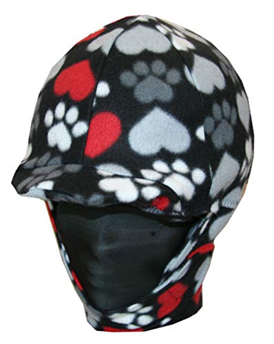 Puppy Love Fleece Equestrian Helmet Cover