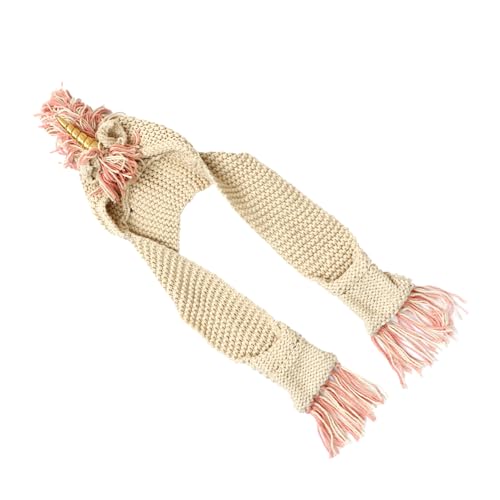 Bonnet à capuche licorne tricoté pour les sorties d'hiver et goûters d'anniversaire