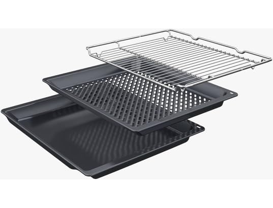 Bosch HQG572BB3F, Serie 4, Forno, Incassabile, Nero