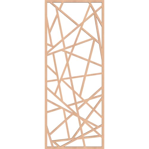 Image of Conway Decorative Pierced Fretwork Wood Wall Panels, 11 3 /8 inchW x 29 3 /8 inchH x 3 /8 inchT, Alder
