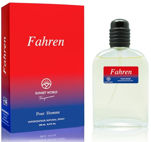 Fahren - Compatibile con Fahrenheit. Acqua di Colonia Intense 100 ml, Profumo ai Feromoni per Uomo, Profumi Equivalenti