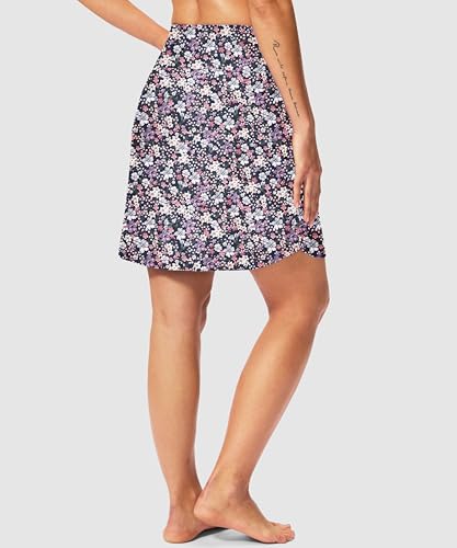 Image of Viodia Women's 18 inch /20 inch Long Swim Skirt High Waisted Modest Swimsuits Skirt Bathing Suit Tummy Control Swim Bottoms