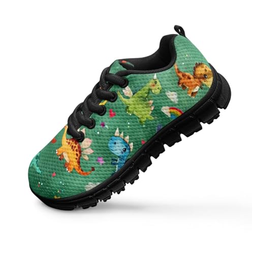 Ladybug Shoes for Girls Lightweight Kids Trainer Running Sneakers Lace Up Tennis Shoes Outdoor School Travel3