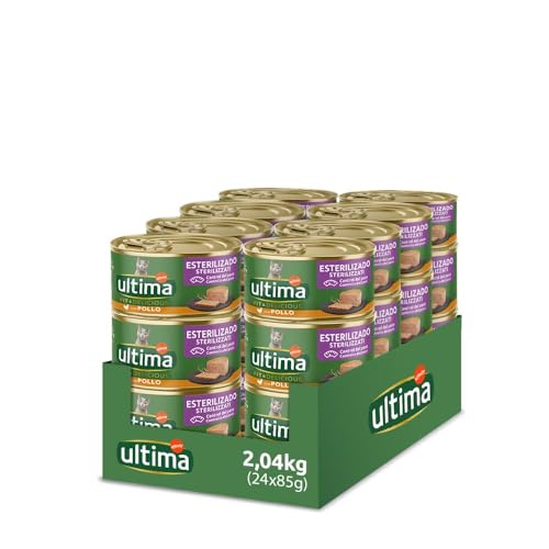 Ultima Fit & Delicious Nourriture Humide pour Chats - Mousse au Poulet : 24 boîtes de 85 g