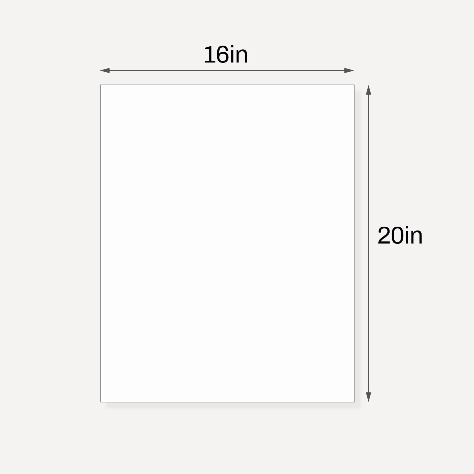 Somime 10 Pack Backing Boards, 16x20 Uncut White Mats Matboards, Acid-Free Backerboards for Art Prints, Ideal for Photos, Pictures, Prints, and Frames