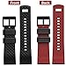 20mm Silicone Watch Bands Compatible with Seiko Divers Watch Quick Release Rubber Watch Bands for Men
