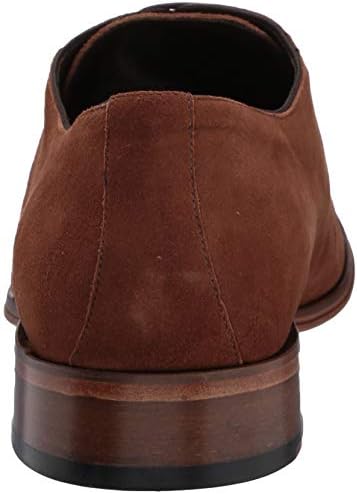 Marc Joseph New York Men's Genuine Leather Gold Collection Dress Oxford With Medallion Detail, cappuccino Kid Suede, 11 M US | Image 2
