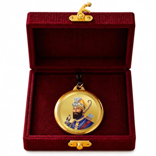 Image of DIVINITI 24K Gold Plated Double-Sided Religious Pendant with Premium Gift Box, Spiritual Locket for Men & Women, Devotional Jewellery for Gifting & Everyday Wear