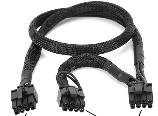 Servidu Corsair PSU 8 Pin Male to Dual PCIe 2X 8 Pin (6+2) Male Sleeved Power Cable for Corsair/Antec/DeepCool/Cooler Master Modular Power Supply (80+20cm) Servidu Corsair PSU 8 Pin Male to Dual PCIe 2X 8 Pin (6+2) Male Sleeved Power Cable for Corsair/Antec/DeepCool/Cooler Master Modular Power Supply (80+20cm)