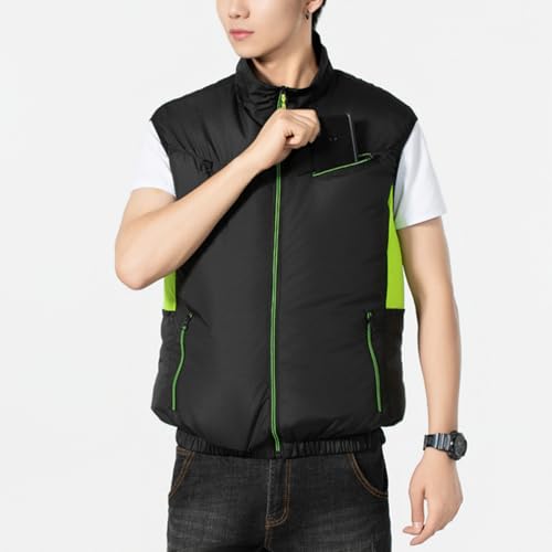 Chaqueta con ventilador para evitar el sudor y el calor extremo en el trabajo exterior 4