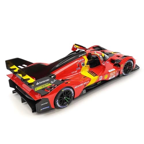 Modelo de coche Ferrari 499P 1:18 de aleación y lujo miniatura 4