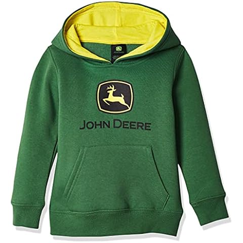 John Deere Baby Boys' Fleece Pullover Hoody Hooded Sweatshirt, Green, 18-24 Months Cover
