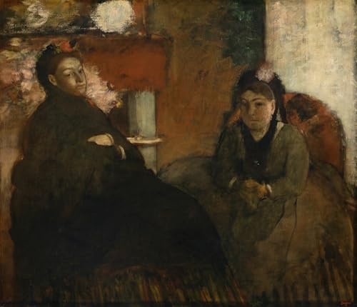 Tableau Edgar Degas Portrait de Mme Lisle impression sur toile 60x90cm