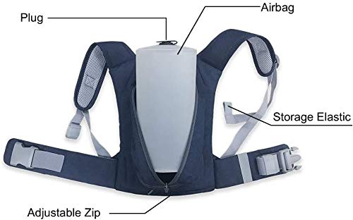 WoodyKnows Side-Sleeping Backpack, Breathing Aids for Sleep, Relieves Snoring Caused by Supine Sleep Position, Inflatable & Portable Back Pillow (Backpack, Small)