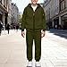 Kids Athletic Sweatsuit Boys Girls Tracksuits Full Zip Sports Jogging Suits Sets Fashion Hoodies and (Green, 6-7 Years)