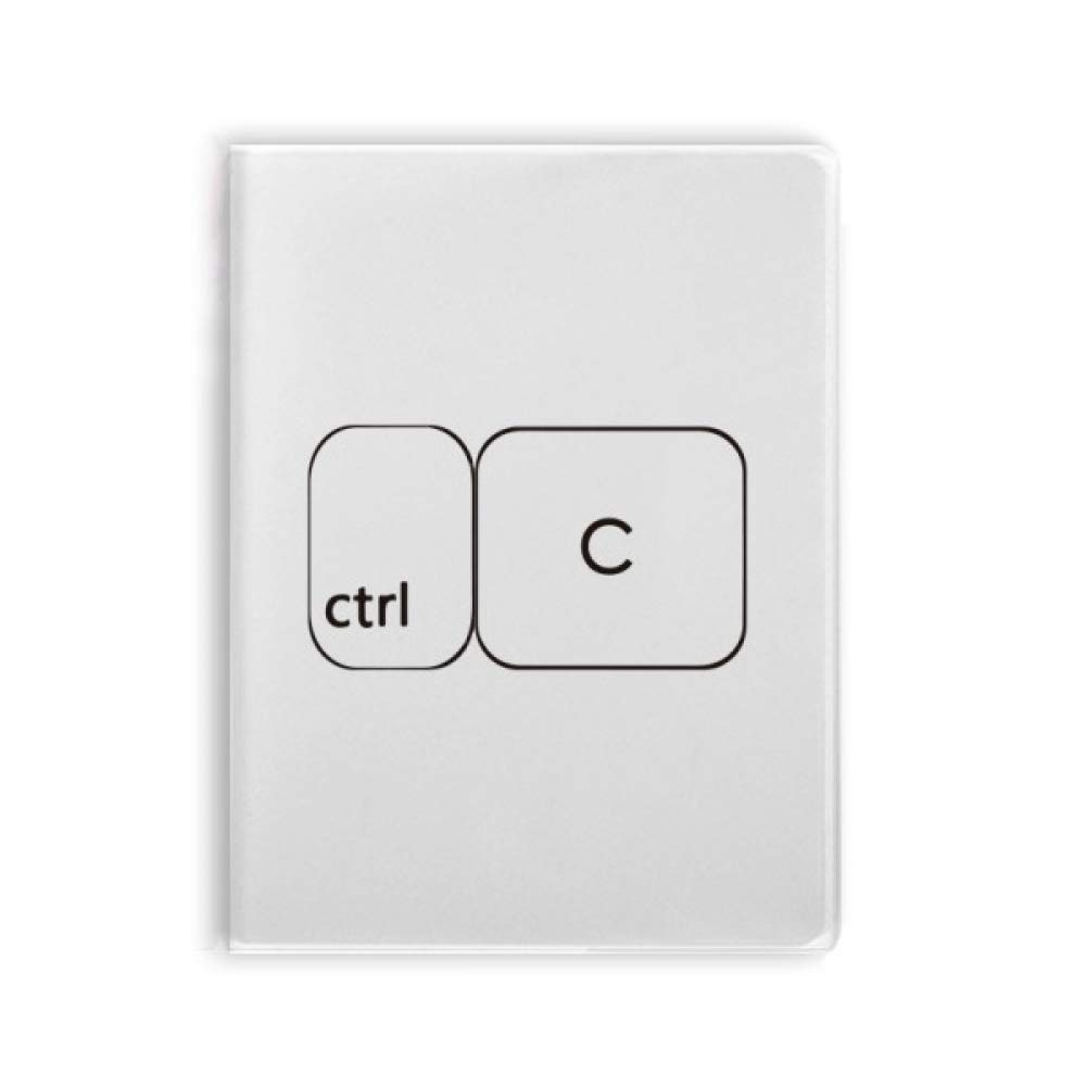 Cadeau mode Ctrl C Art Déco carnet avec couverture souple pour passionnés