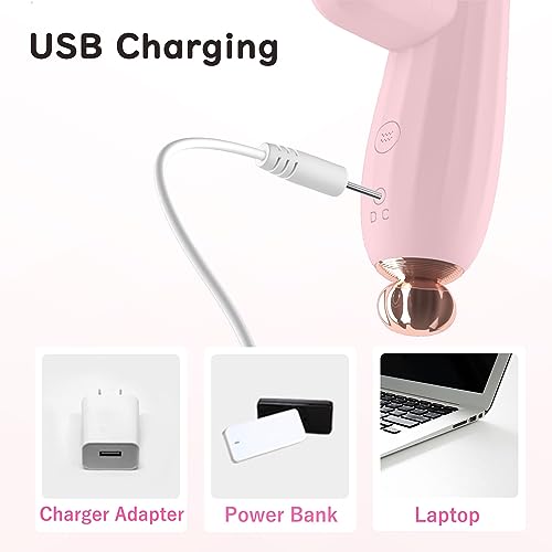 Adult Sex Toys Vibrators for Women, Clitoral Sucking G Spot Vibrater Wand with 10 Vibrating Modes & Air-Pulse Clitoris Stimulator - Rabbit Vibrator Sexual Wellness Dildo for Female Pleasure - Image 6