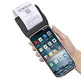 58mm POS Thermal Receipt Printer,Bluetooth Handheld POS Machine Terminal Printer Mobile POS Portable
