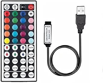 USB DC 5V IR Controller with 44 Key Wireless Controller for 5050 3528 RGB LED Light Strip
