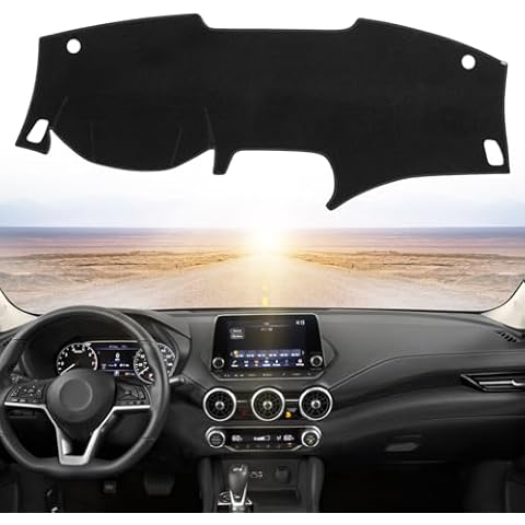 BERKSYDE Dashboard Dash Cover Mat Carpet Compatible with 2020 2021 2022 2023 2024 Nissan Sentra Cover