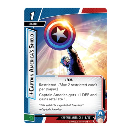 Marvel Champions The Card Game Captain America Hero Pack, Strategy Card Game For Adults And Teens, Ages 14+ 1-4 Players, Average Playtime 45-90 Minutes, Made By Fantasy Flight Games #TOP4