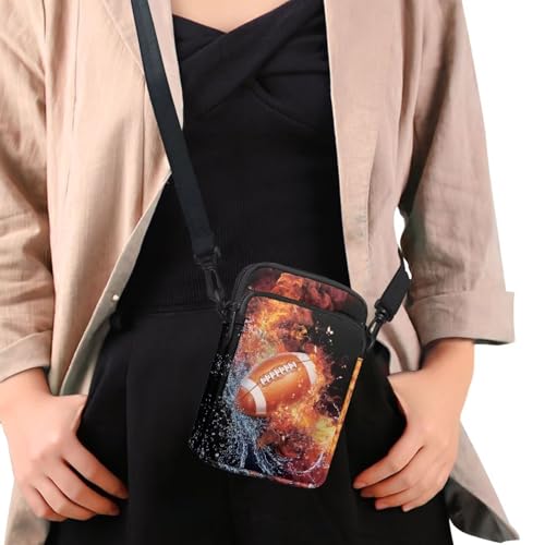 Mens Shoulder Sling Bag 2 Layer Shoulder Bag Zipper Messenger Pouch4