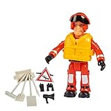 10 cm. Figura Individual del Bombero Sam / Cada Huevo Contiene una Figura con Accesorios/Sam, Hannah, Lizzie, héroes, Penny o Joe / se Entrega Solo un Huevo