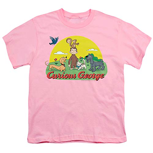 Curious George Sunny Friends Unisex Youth T Shirt