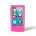 ColorYourLife iPod Nano Silicone Cases Skins Covers for New iPod Nano 8th Generation 7th Generation with 1 Screen Protector and Cleaning Wipe (Hot Pink)